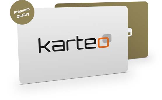 Karteo - Trade fair & presentation needs - High-quality printed plastic cards - Offset