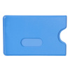 Card cover with thumb slide blue