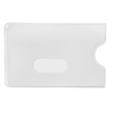 Porte-carte avec glissement de pouce blanc