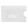 Card cover with thumb slide white