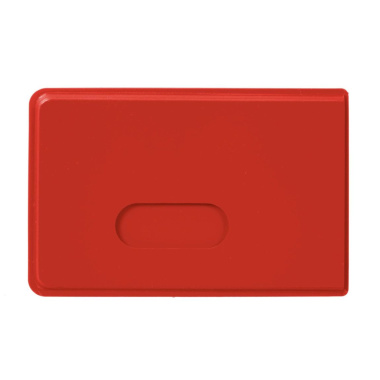 Porte-carte avec glissement de pouce pour 2 cartes rouge