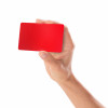 Blanka PVC-kort röd