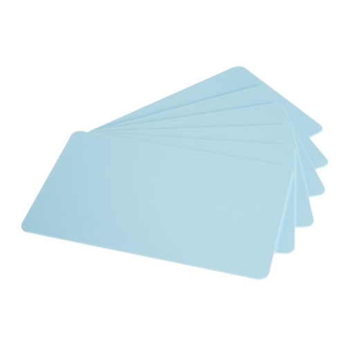 PVC blank cards light blue