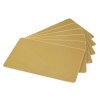 Carte vuote in PVC dorate