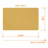 PVC blank cards gold