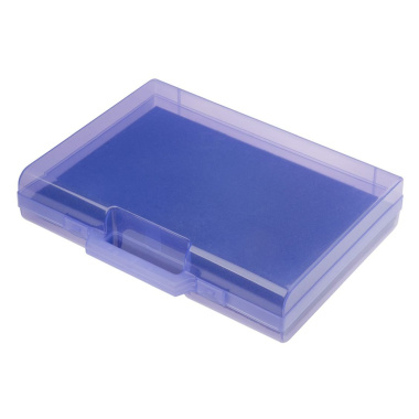 Transport box for plastic cards