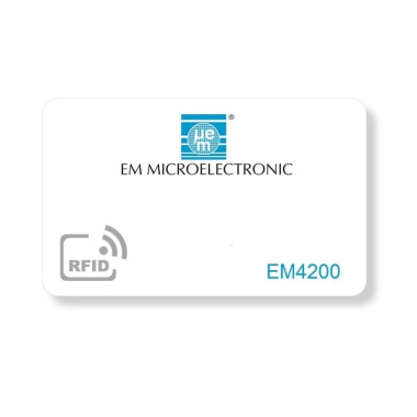 EM4200 125KHZ PVC ISO CARD med HiCo-magnetremsor