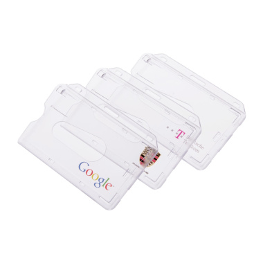ID-korthållare, hårdplast med tryckt logo