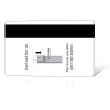 Printed PVC plastic card with LoCo magnetic stripe
