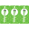 Tryckta 3-pack avbrytbara PVC-kort