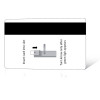 Printed with LoCo magnetic stripe