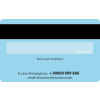 Printed PVC card with HiCo magnetic stripe