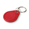 Llaveros con chip RFID Token MIFARE Classic® EV1 1K, rojo