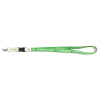 Paper lanyard with carabiner hook and trigger hook
