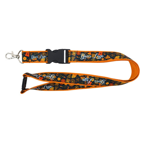 Print Premium lanyards 15/20 mm with carabiner hook, trigger hook and safety breakaway Standard (more than 7 working days)