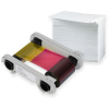 Cinta de transferencia de color Evolis Primacy YMCKO | kit de 200 tarjetas de plástico