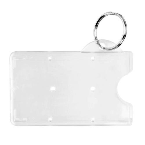 Porte-carte avec anneau porte clés dépoli 1452400 - Porte-badge - Althus  Office