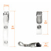 Clip ID holder clear